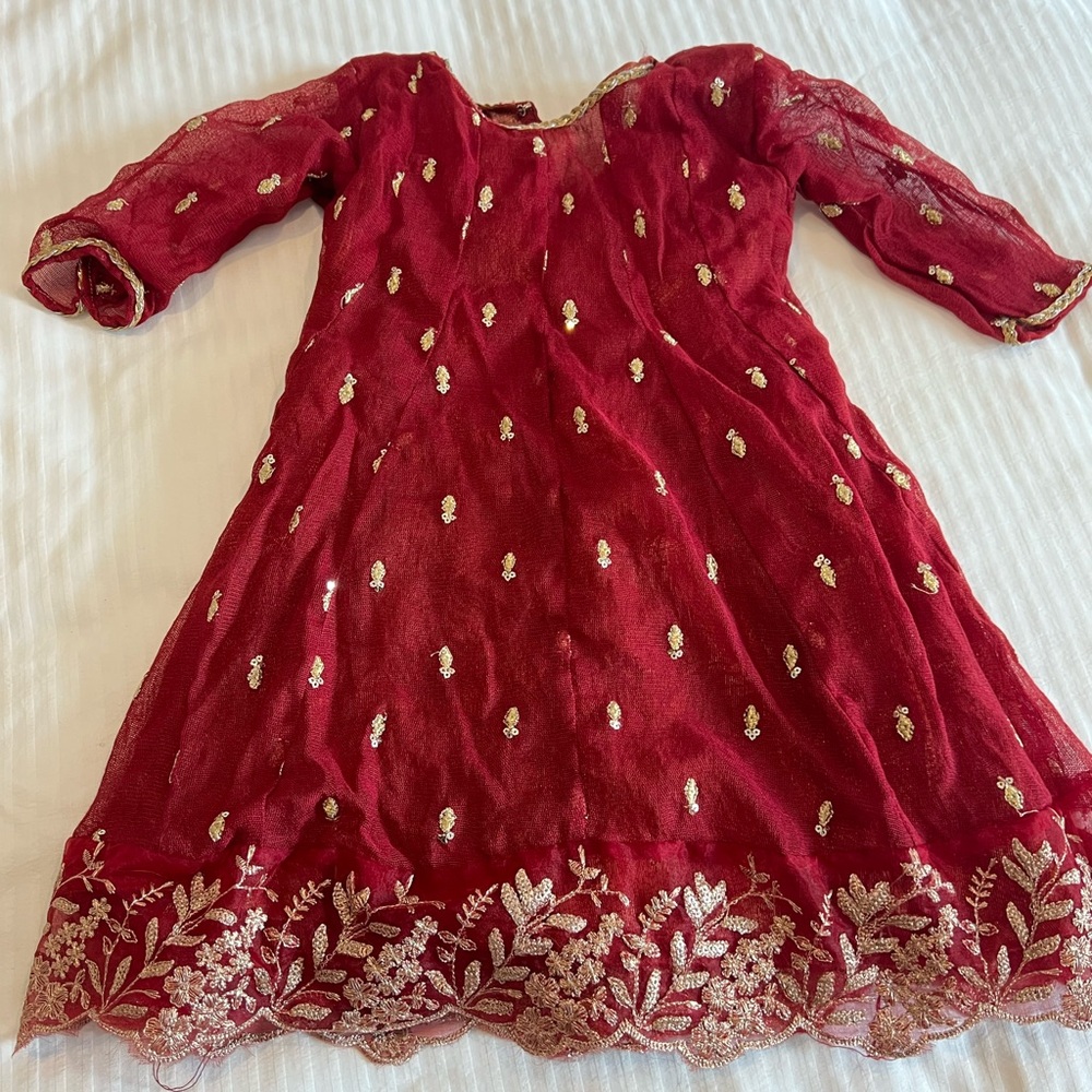 Toddler Girls Pakistani Outfit